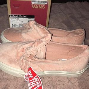 Pink suede Vans